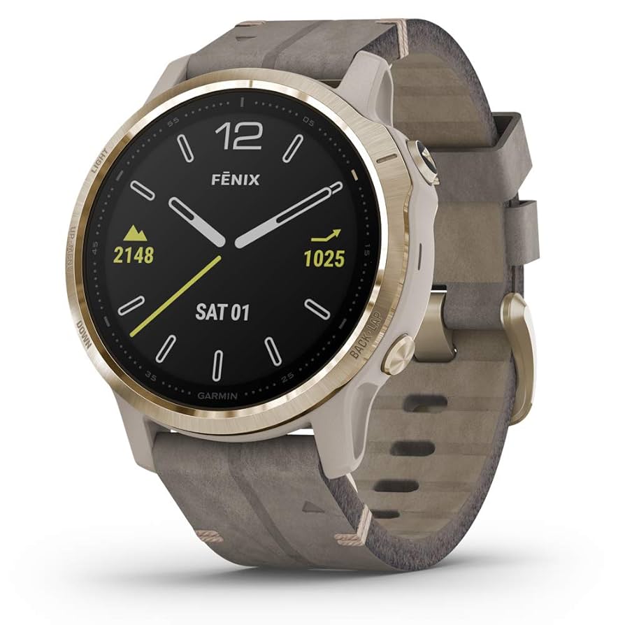 GARMIN - dill  GARMIN Fenix 6S Sapphire Black Garmin Fenix 6S Sapphire, Premium Multisport GPS Watch